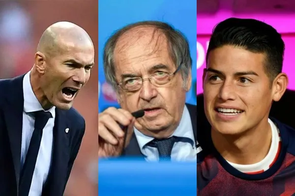 Zidane tuvo una particular historia con James Rodríguez, ahora el karma le llegó al francés al ser humillado en su país.