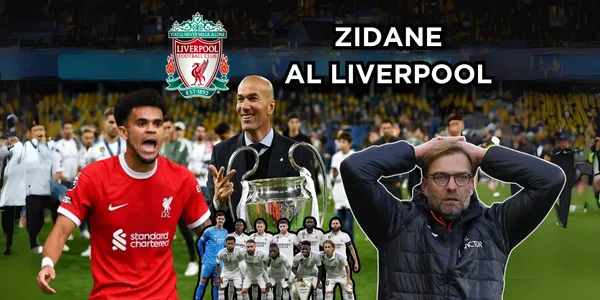Zinedine Zidane aparece en el radar del Liverpool como nuevo DT.