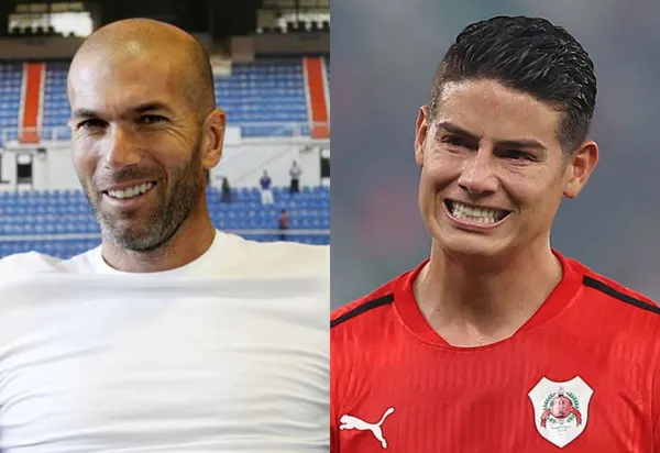 Zinedine Zidane podría ser el nuevo entrenador de James Rodríguez en seis meses; situación que no le agrada al colombiano por motivos conocidos.