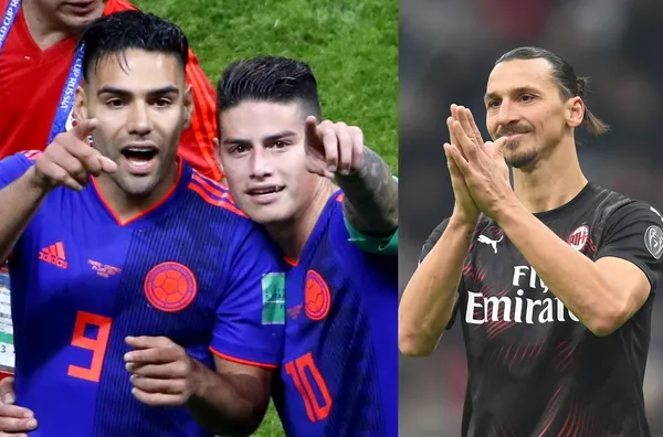 Zlatan Ibrahimovic dijo esto que podría juntar a Radamel Falcao y James Rodríguez en el mismo equipo