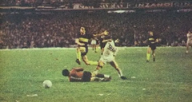 Imagen histórica entre Deportivo Cali vs. Boca Juniors. FOTO: TyC Sports