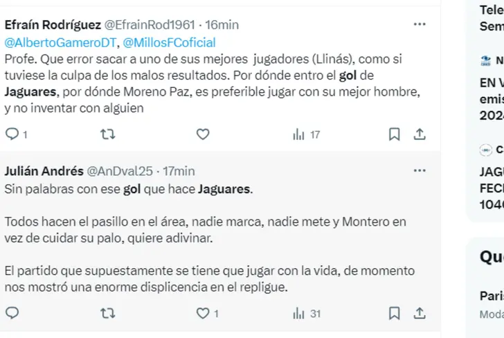 Comentarios red social X