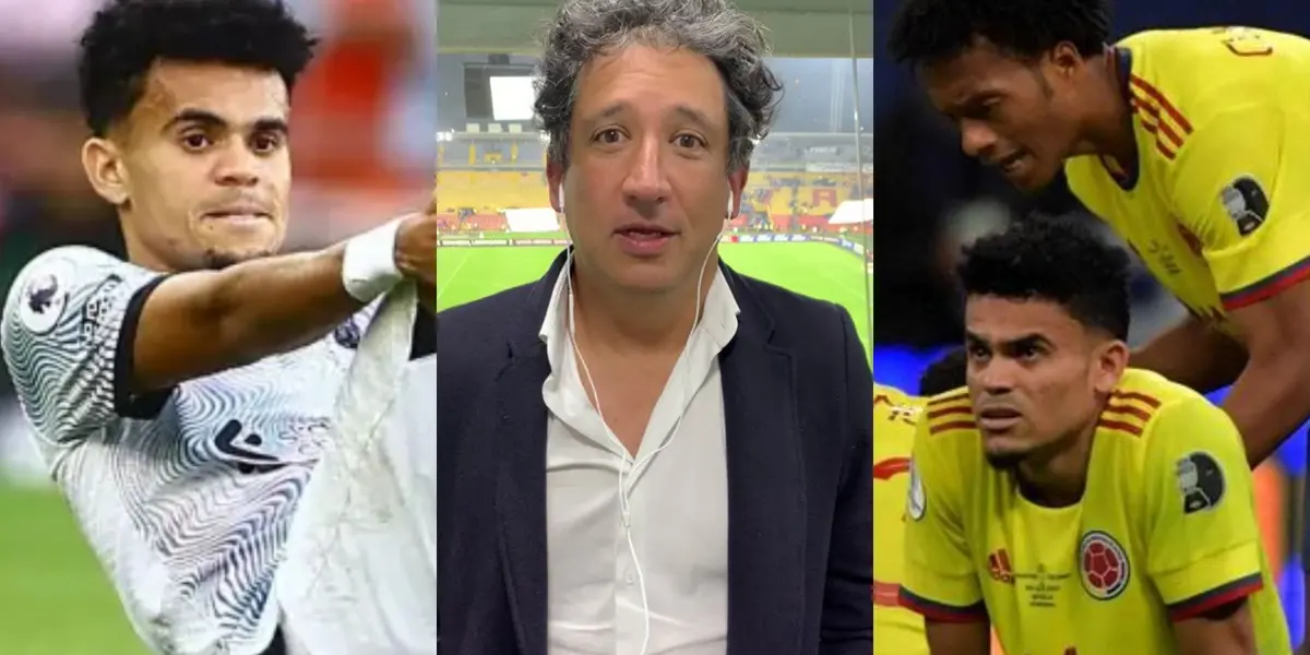 Antonio Casale hizo un comentario sobre la lesión de Luis Díaz y la Selección Colombia.
