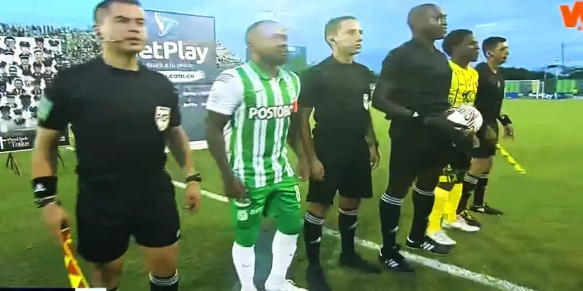 Atlético Nacional visitó a Alianza Petrolera y un jugador de la “La Máquina Amarilla” le mostró respeto al cuadro “Verdolaga”.