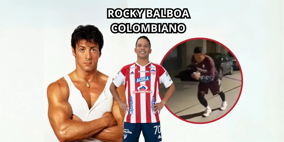 Carlos Bacca está entrenando a tope y se reveló un video donde se aprecia parte del trabajo que está haciendo el goleador del Junior FC.