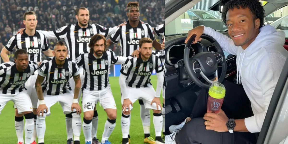 Carlos Tevez y Cuadrado coincidieron en el año 2015 cuando Juventus llegó a la final de Champions League, por eso su bienvenida en Turín fue por todo lo alto. 