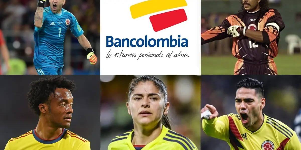 Cinco figuras del fútbol colombiano han hecho una millonaria jugada con Bancolombia.
