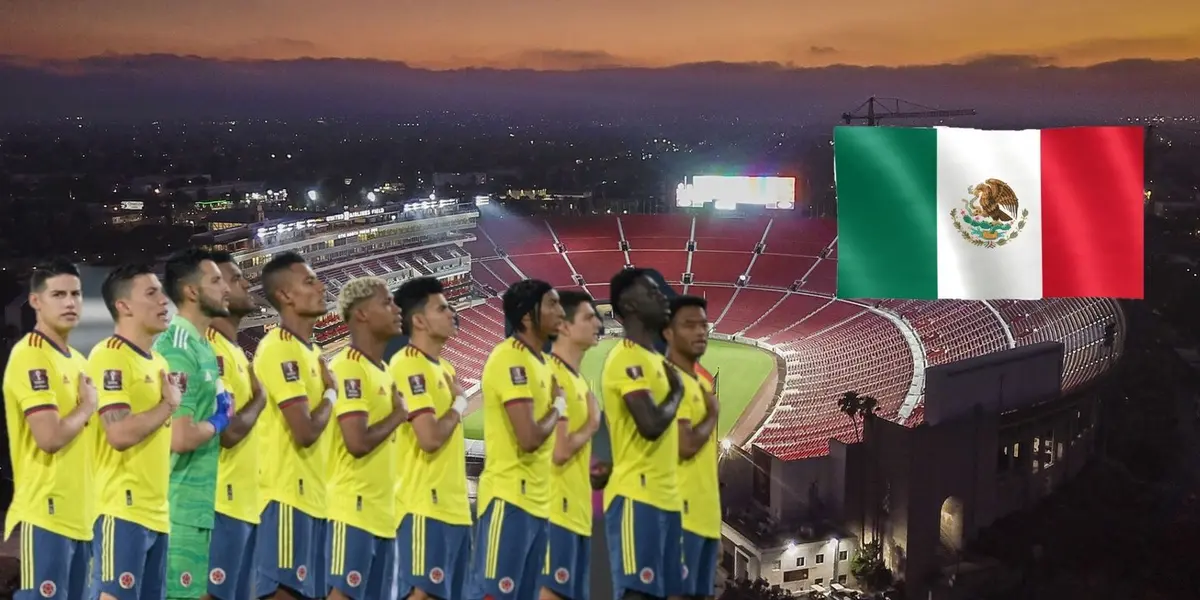 Colombia está jugando ante México en un amistoso que se disputa en Estados Unidos  