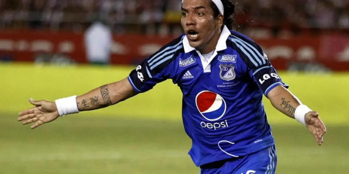 Dayro Moreno jugó con Millonarios FC en 2013 y 2014.