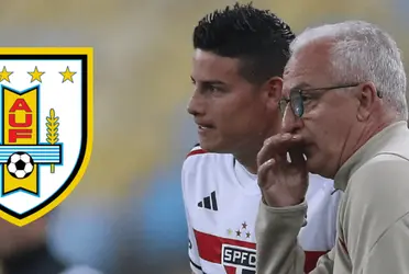 Dorival Júnior comparó a James Rodríguez con un jugador de la Selección de Uruguay y explicó el proceso del volante colombiano. 