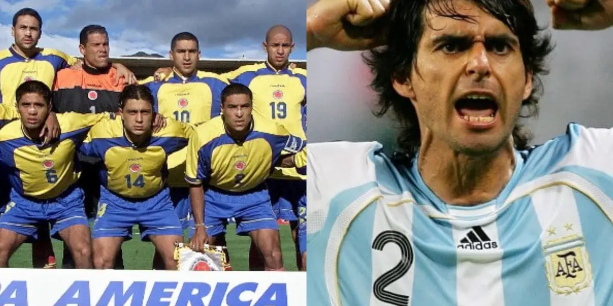 El argentino Ayala fue una vez víctima de la velocidad y los dribles de Víctor Hugo Aristizábal en un juego de Colombia contra Argentina, está el recuerdo y un reto que se generó.