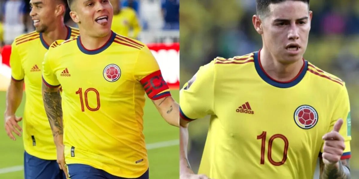 El colombiano James Rodríguez reaccionó tras conocer que volverá Juan Fernando Quintero y no quiere perder la titularidad en la Selección Colombia. 