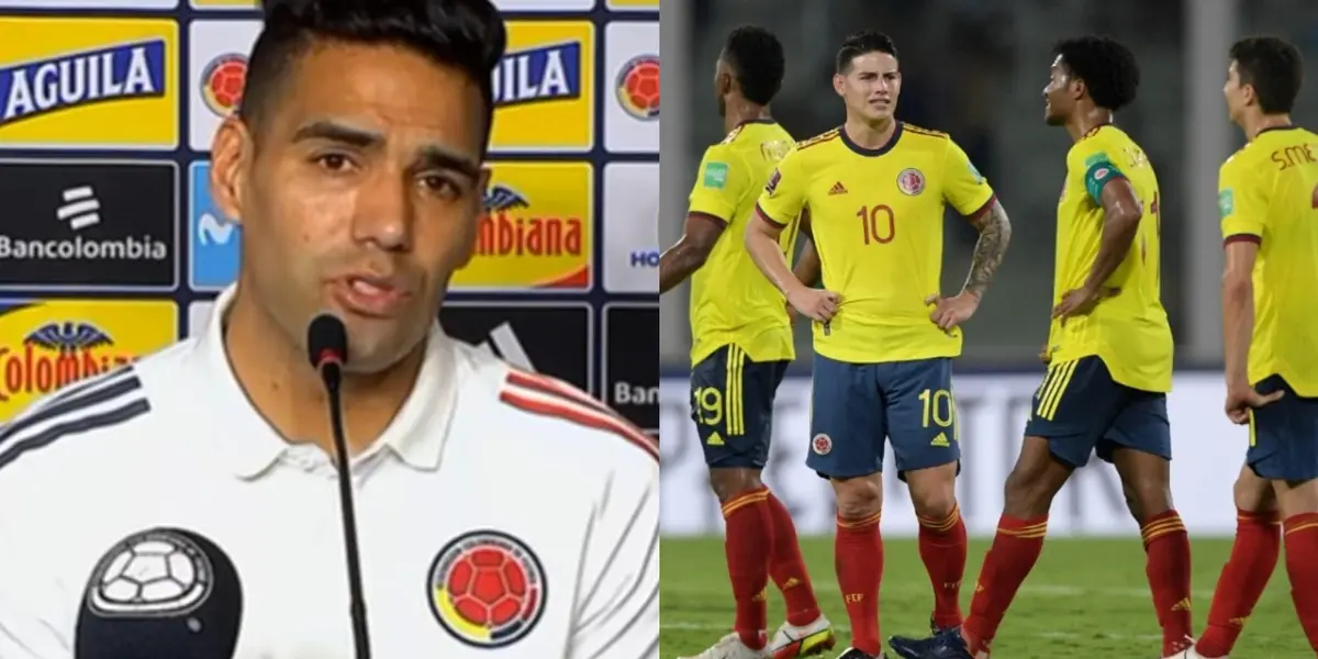 El colombiano Radamel Falcao habló luego de la derrota contra Argentina y sus palabras dejan claro el malestar interno que hay en el equipo. 