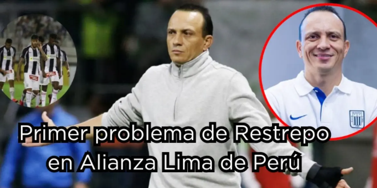 El entrenador colombiano apenas fue presentado oficialmente en Alianza Lima de Perú  