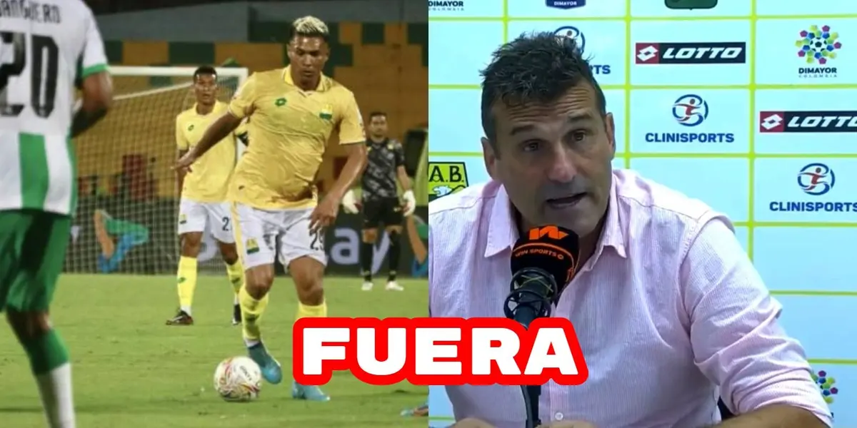 El entrenador del Atlético Bucaramanga fue despedido.