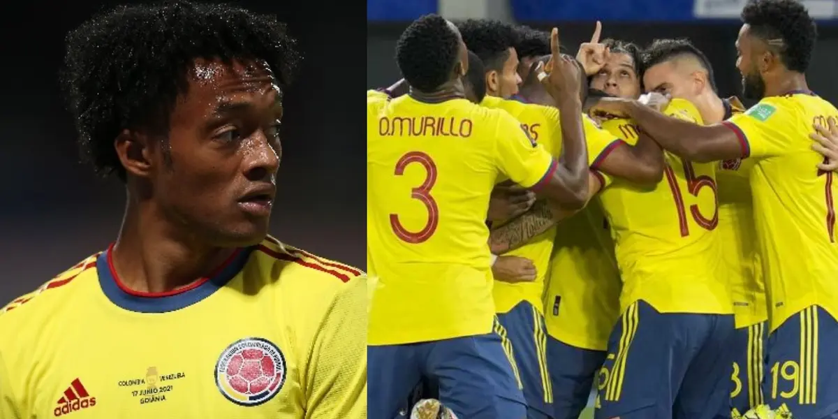 El futbolista colombiano vio la tarjeta amarilla y se perderá el partido frente a la vinotinto. 