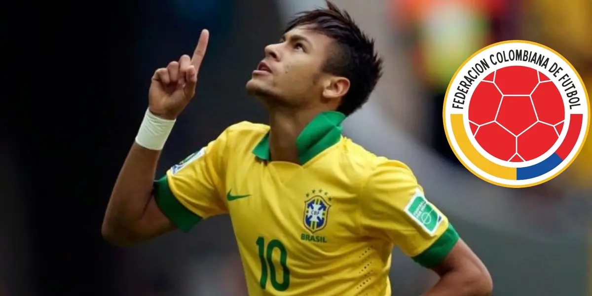 El jugador brasileño revivió un momento dificil en su carrera durante un partido ante la Selección Colombia.
 