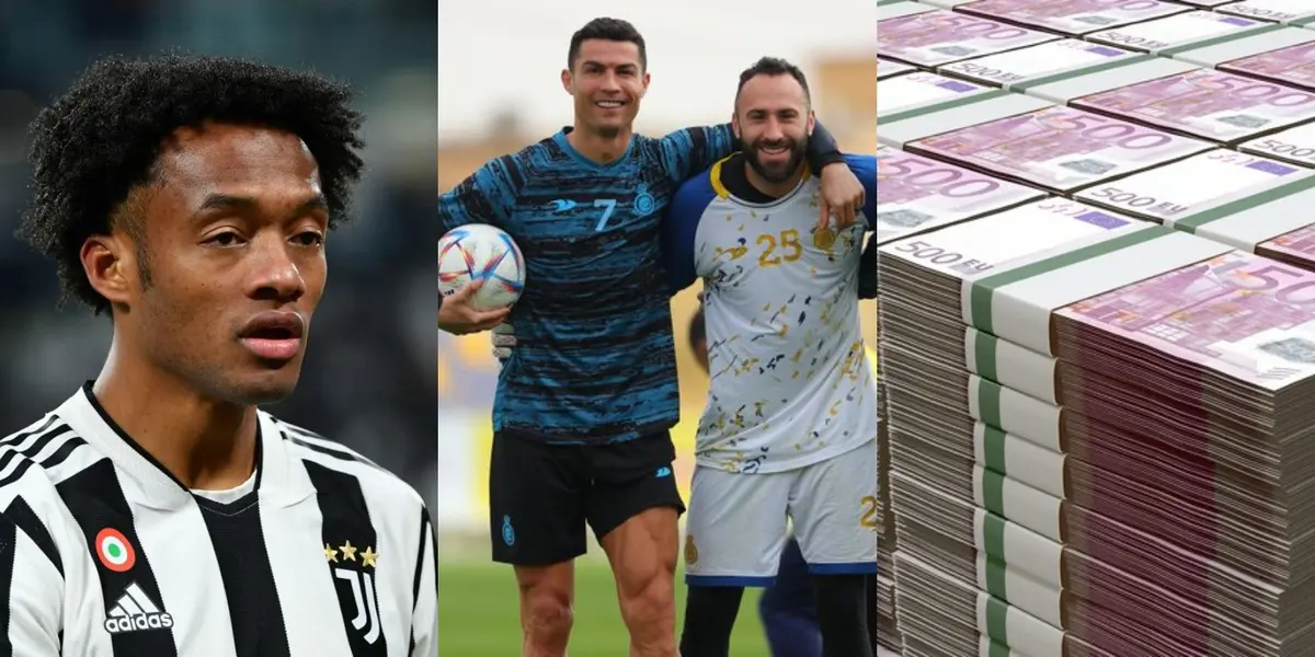 El jugador colombiano podría salir de Juventus rumbo a Arabia Saudita donde juegan Cristiano Ronaldo y David Ospina