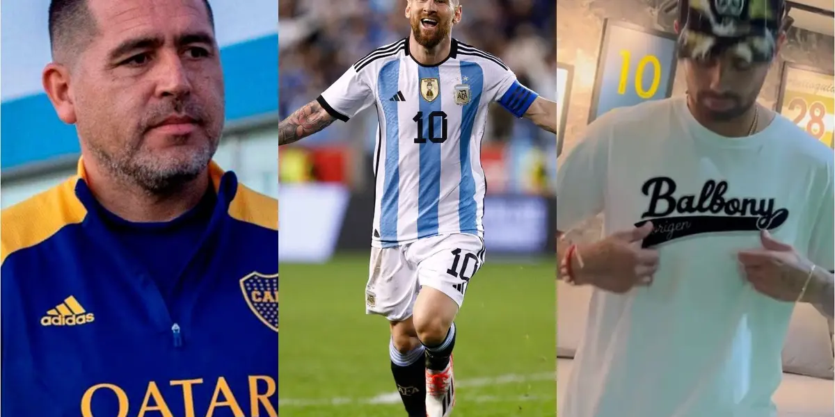 El jugador colombiano tiene la camiseta de un astro argentina en su museo personal que presumió en redes sociales