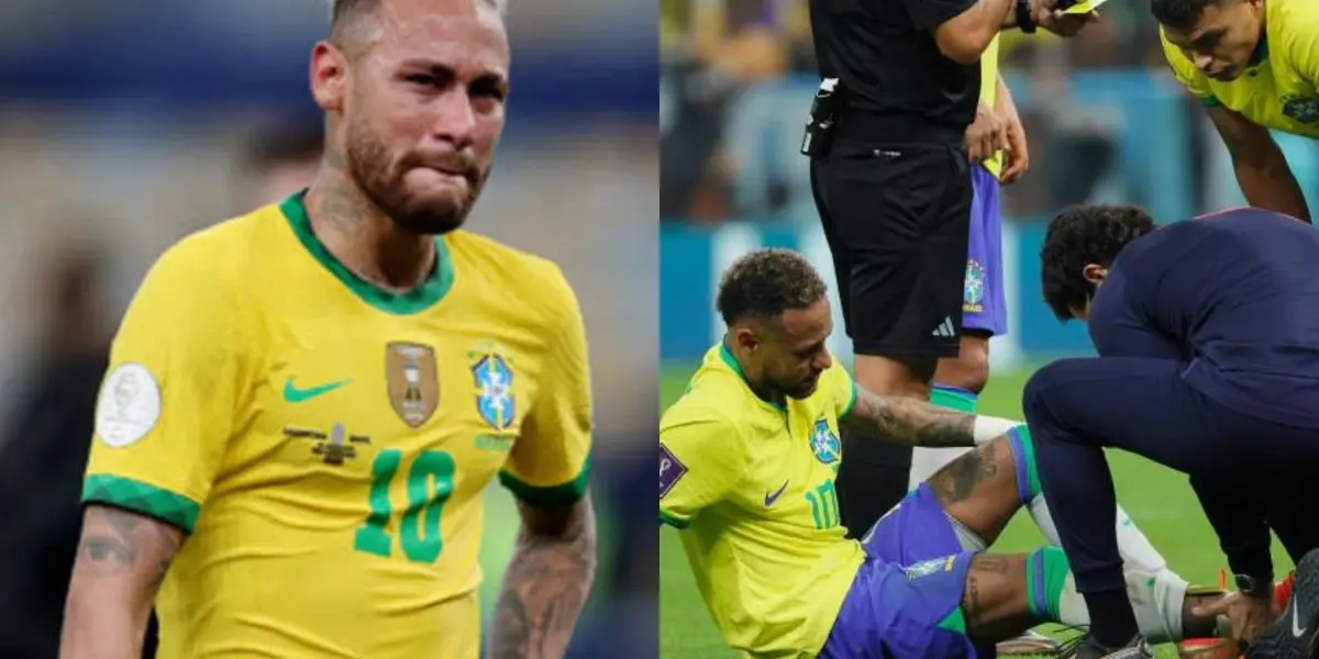 El jugador sufrió una lesión en el partido que ganó Brasil ante Serbia en el debut de la Copa Mundo de Catar 2022
