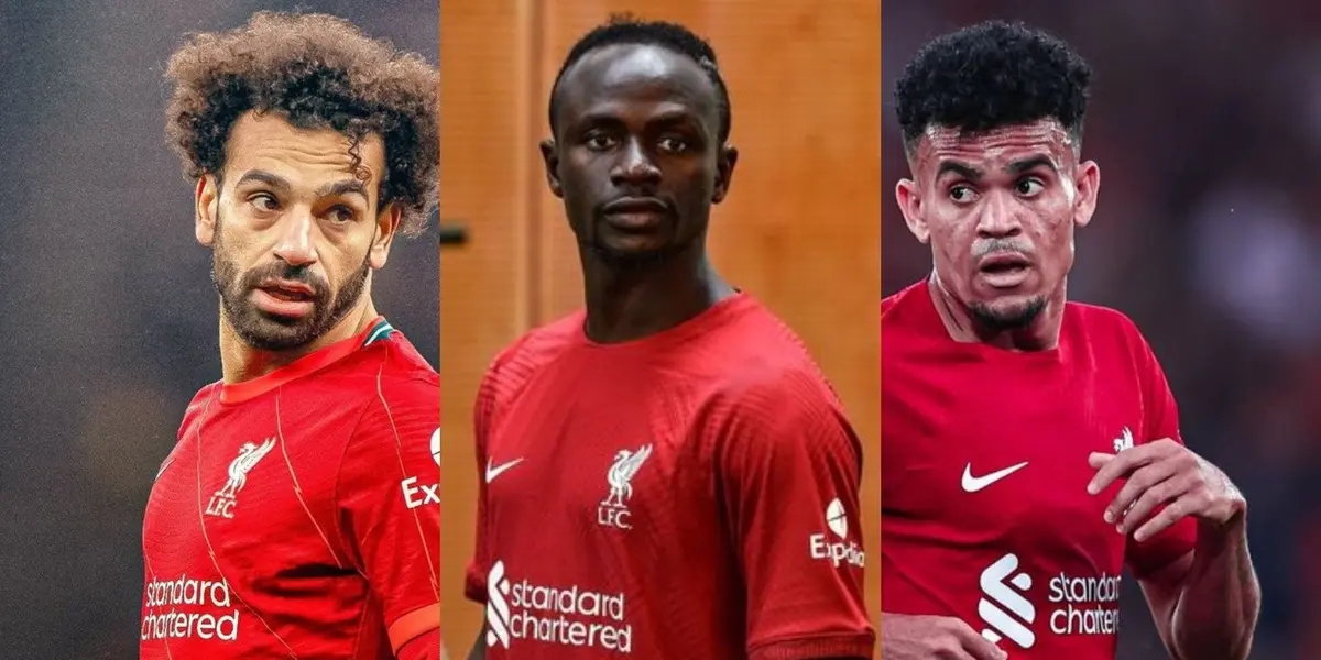 El Liverpool tendría en marcha una mala jugada contra Mohamed Salah y Luis Díaz, el senegalés Sadio Mané se fue a tiempo.