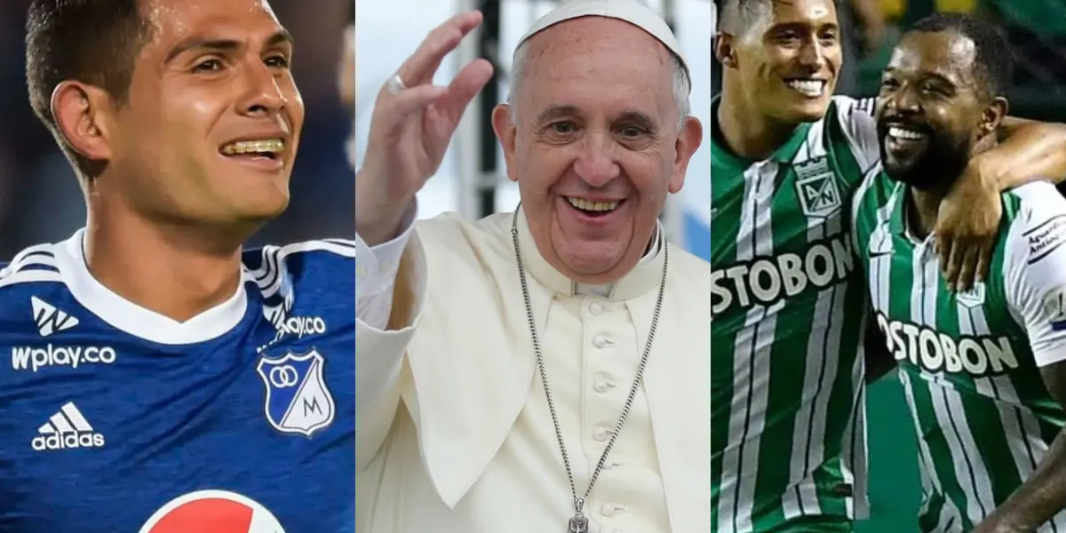 El Papa Francisco tuvo la oportunidad hace algún tiempo de bendecir la camiseta de un equipo colombiano que no es tan famoso como los tradicionales.