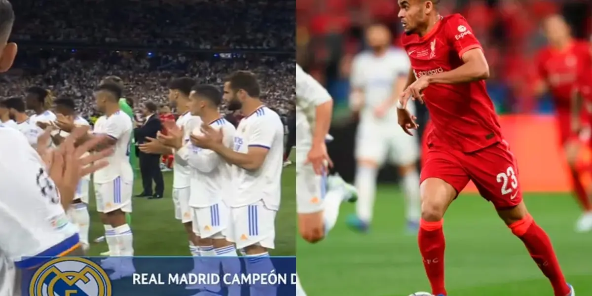 El Real Madrid tuvo un gesto de respeto con el Liverpool al terminar la final de la Champions League.