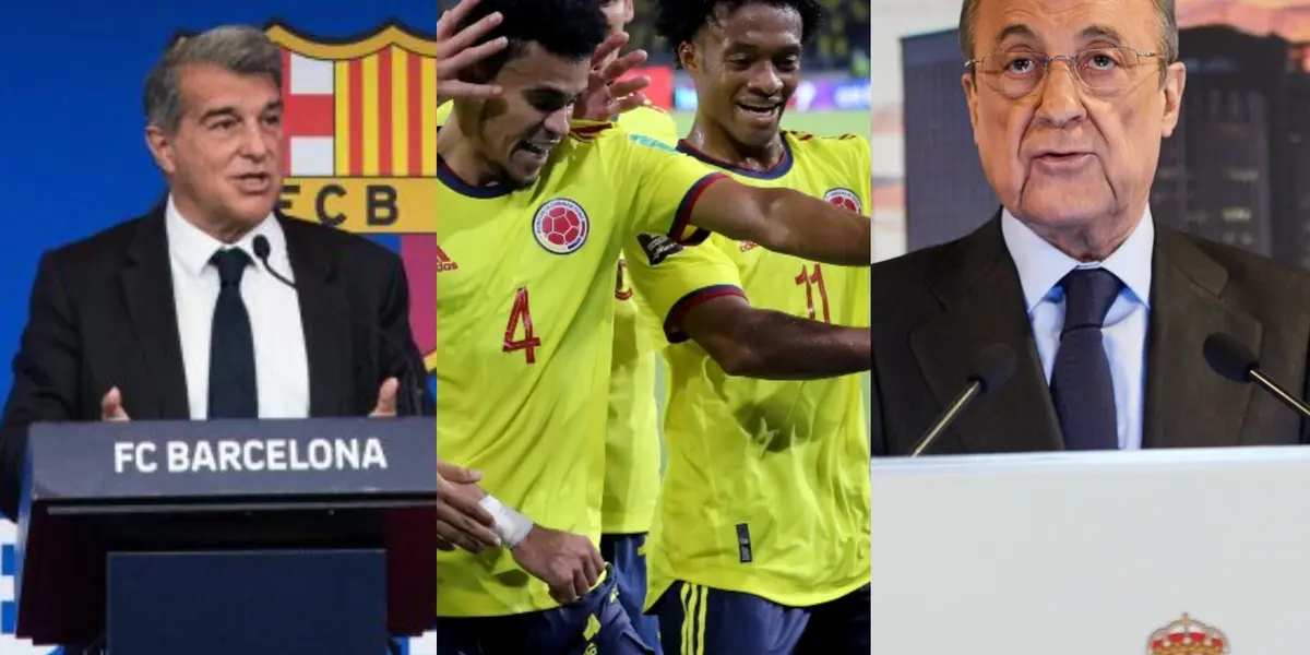 El Real Madrid y el FC Barcelona llevan su rivalidad hasta el mundo de los fichajes, se manejan varios nombres y aparecen tres colombianos como alternativas. 