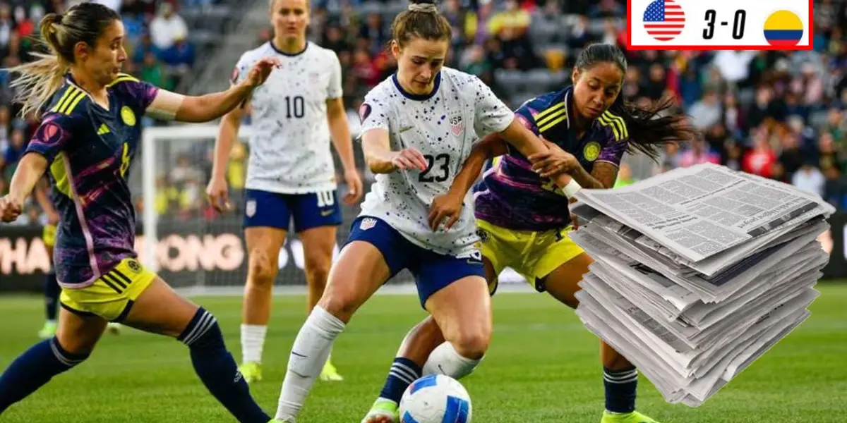 Estados Unidos Femenino eliminó a Colombia de la Copa Oro (El Espectador, ESPN) 
