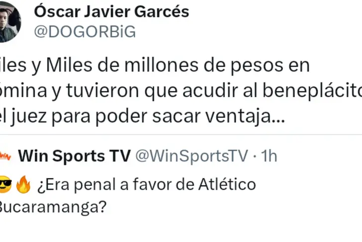 Dicen que Junior ganó con ayuda del arbitraje&nbsp;