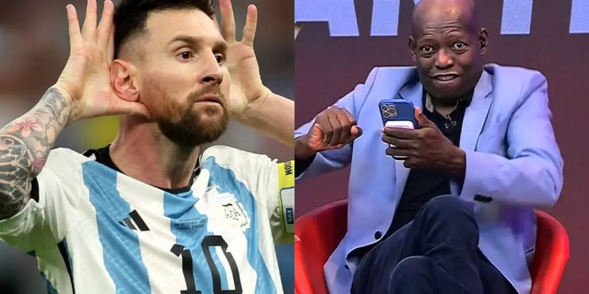 Faustino Asprilla le bajó el pulgar a un jugador de la Selección Argentina que a su juicio habla más de lo que juega y no es Lionel Messi.