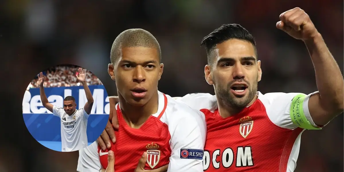 Mbappé arribó al Real Madrid y mira lo que opina de su maestro Radamel Falcao