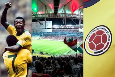 Hay un jugador en Brasil que le dicen el Pelé Colombiano y con un emotivo gesto conmovió a muchos en suelo carioca y en el mundo.
