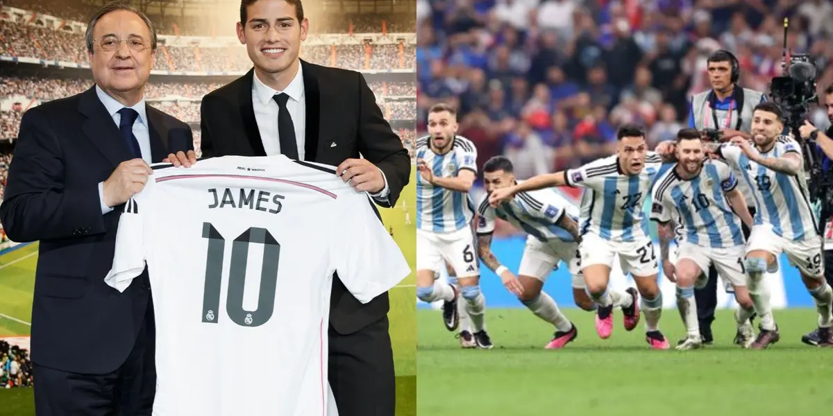 James Rodríguez luego del Mundial de Brasil 2014 fue comprado por el Real Madrid y un jugador de la Selección Argentina ha llamado la atención del cuadro Merengue.