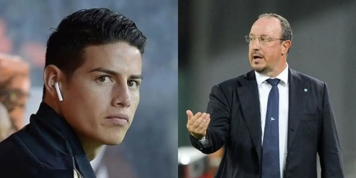 James Rodríguez hizo fuertes señalamientos contra Rafael Benítez y el entrenador español rompió el silencio para mandar un mensaje sobre lo que pasó en el Real Madrid.
