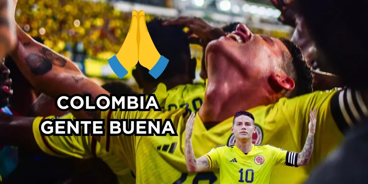 James Rodríguez le mandó un emotivo mensaje a toda Colombia.