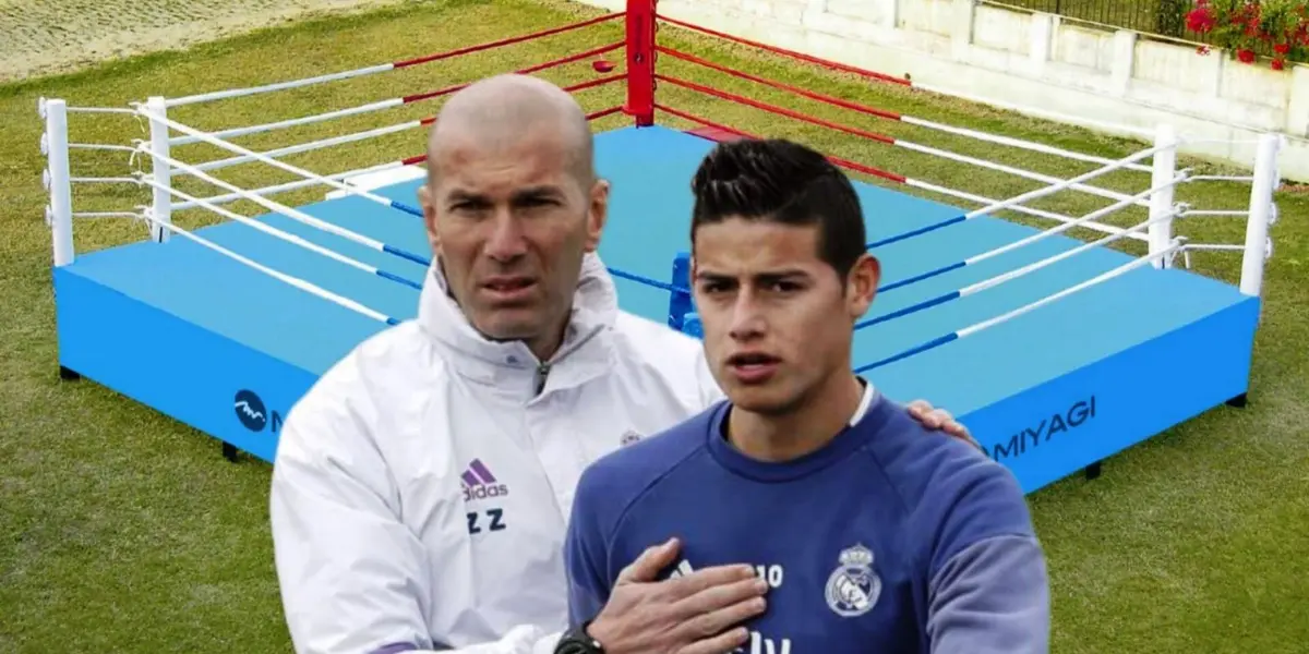 James Rodríguez reveló algo de forma inesperada en lo que fue su relación con Zinedine Zidane en el Real Madrid.