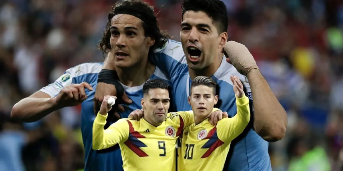James y Falcao siguen jugando con la Selección Colombia, pero a Luis Suárez y Edinson Cavani le llegan malas noticias en Uruguay.