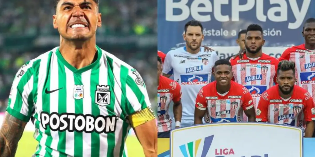 Jefferson Duque marcó un golazo contra el Junior FC; pero otro jugador de Atlético Nacional se robó el show.