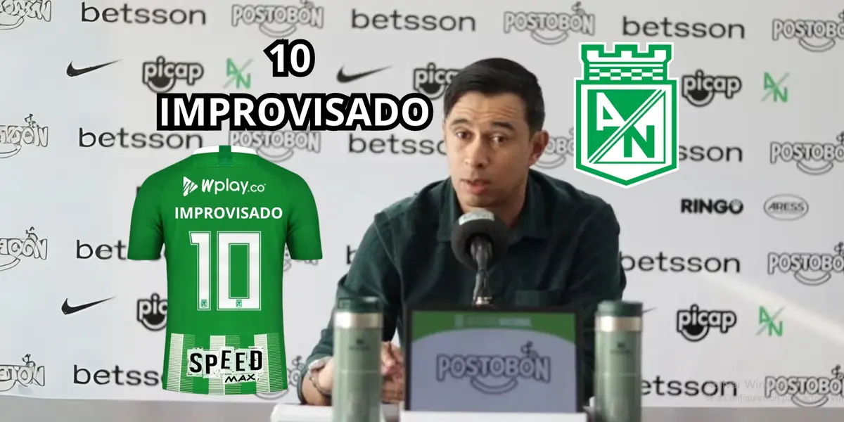   Jhon Jairo Bodmer habló del tema del posible 10 improvisado de Atlético Nacional.