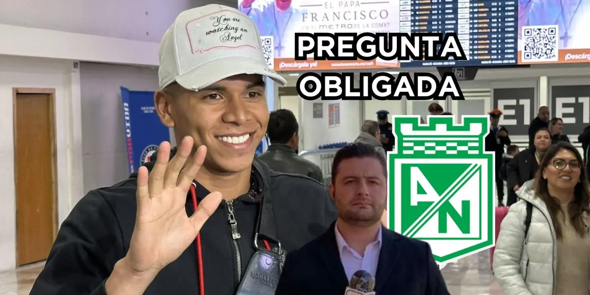José Luis Alarcón le lanzó una pregunta directa a Atlético Nacional por la salida de Kevin Mier, mira el video que está abajo.