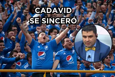 Juan Felipe Cadavid se sinceró con los hinchas de Millonarios FC, mira el video que está abajo.