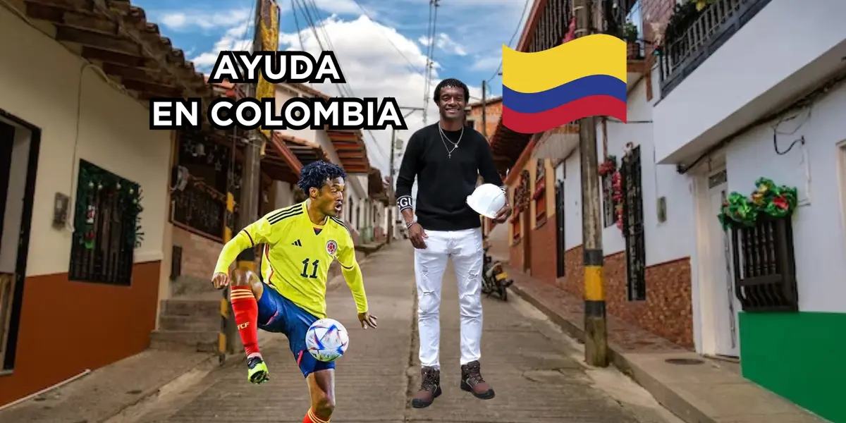 Juan Guillermo Cuadrado ayuda en Colombia con un importante proyecto.