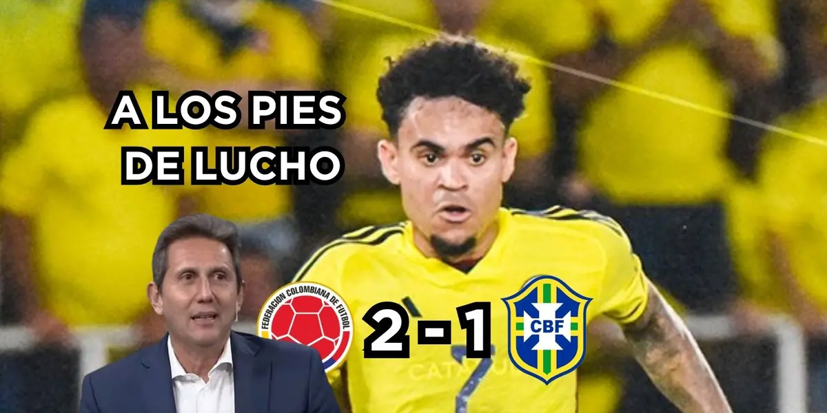Juan Pablo Varsky reaccionó a la épica de Luis Díaz en la Selección Colombia contra Brasil.