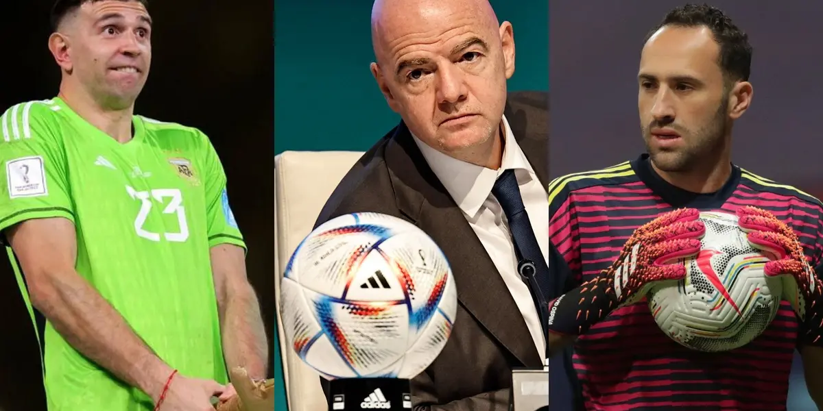 La FIFA tomó su decisión con el Dibu Martínez tras el Mundial de Qatar 2022 y David Ospina le da fácilmente una lección de humildad al meta argentino.