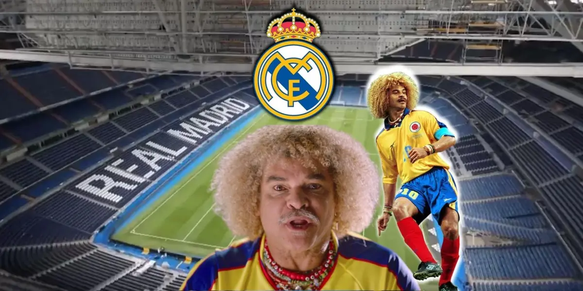 La leyenda de la Selección Colombia promociona a una marca que patrocina a clubes como el Real Madrid.
