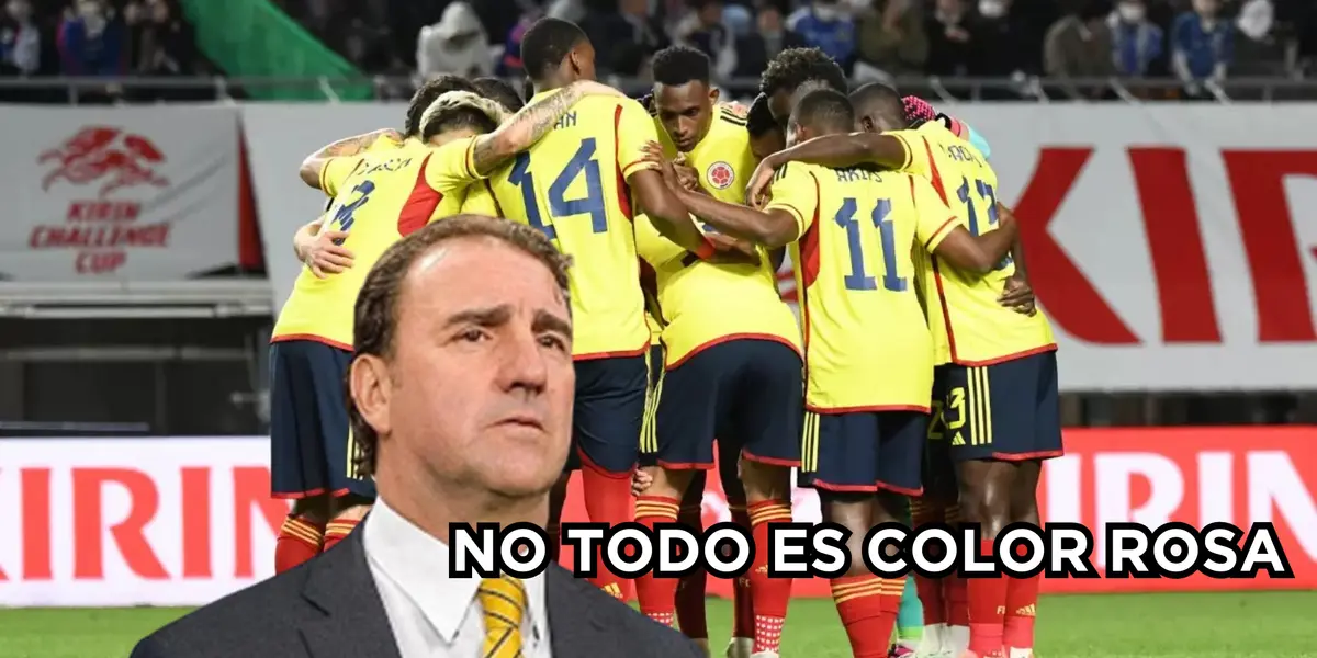 La Selección Colombia posando a vísperas de afrontar un partido. FOTO: Antena 2