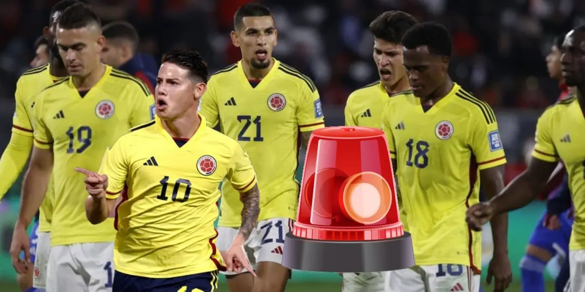 La selección Colombia tuvo un inesperado cambio a última hora  
