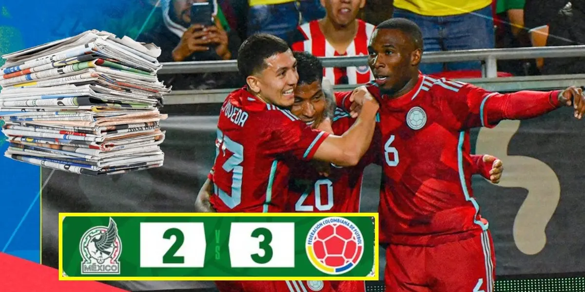 La selección Colombia volvió a darle un golpe a México y lo venció en un amistoso  