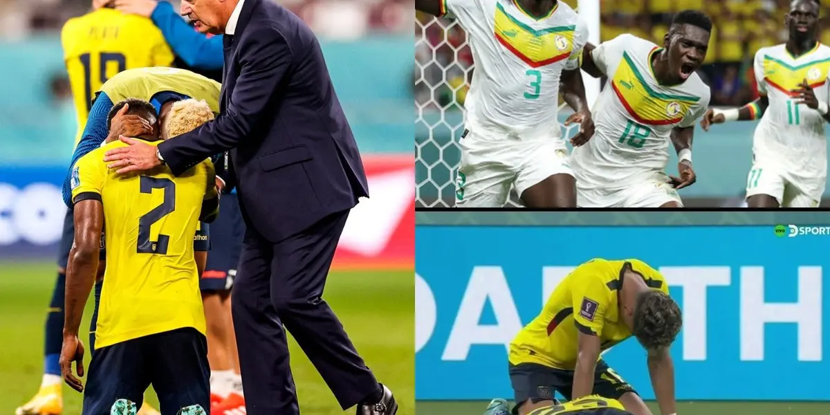 La selección de Ecuador perdió 2-1 ante Senegal y se despide de la Copa Mundo de Catar 2022